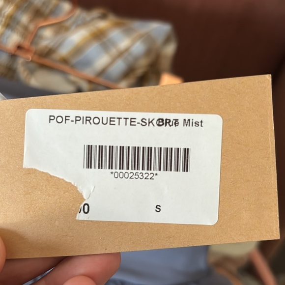 POPFLEX NWT Pirouette Skort in blue mist size small - Picture 3 of 8